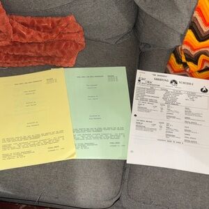 Authentic & Rare: "The Wounded" Original Production Scripts & Shooting Schedule
